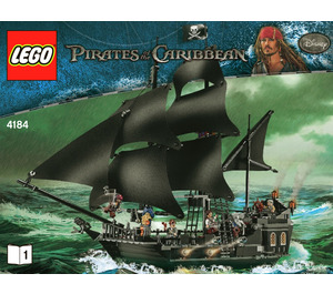 LEGO The Zwart Pearl 4184 Instructions