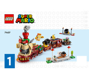 LEGO The Bowser Express Train 71437 Byggeinstruksjoner