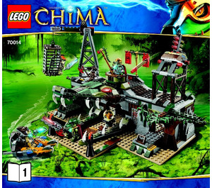 LEGO The Croc Swamp Hideout Set 70014 Instructions