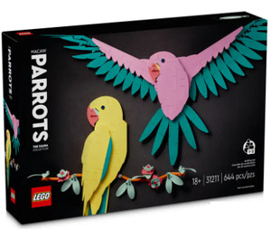 LEGO The Fauna Collection - Macaw Parrots Set 31211 Packaging