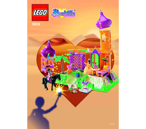 LEGO The Golden Palace Set (Blue Box) 5858-1 Instructions