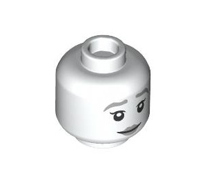 LEGO The Grey Lady Minifigure Head (Recessed Solid Stud) (3626 / 101496)