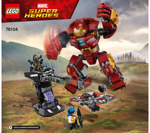 LEGO The Hulkbuster Smash-Up Set 76104 Instructions