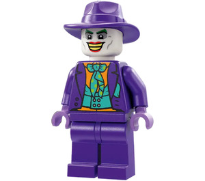 LEGO The Joker jossa Tummanturkoosi Liivi ja Dark Purppura Fedora Minihahmo