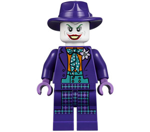 LEGO The Joker s Tmavě tyrkysová Vesta a Dark Fialová Fedora s Printed Nohy Minifigurka