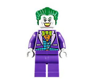 LEGO The Joker jossa Asuurinsininen Liivi ja Suuri Smile / Murjottava Minihahmo