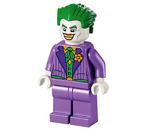 LEGO The Joker met Medium Lavendel Pak en Groen Haar Minifiguur