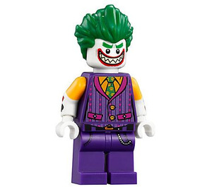 LEGO The Joker con Striped Chaleco y Pointed Dientes Mueca Minifigura