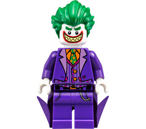 LEGO The Joker with Wide Grin Minifigure with Neck Bracket