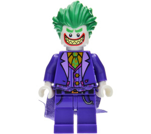 LEGO The Joker met Breed Grijns minifiguur zonder nekbeugel