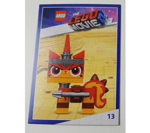 LEGO The LEGO Movie 2, Card #13 - Unikitty, Warrior Kitty