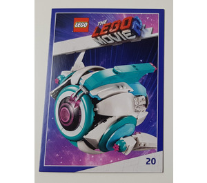 LEGO The LEGO Movie 2, Card #20 - Sweet Mayhem's Systar Starship
