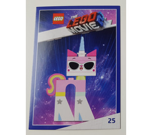 LEGO The LEGO Movie 2, Card #25 - Unikitty as Disco Kitty
