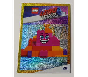 LEGO The LEGO Movie 2, Card #28 - Queen Watevra Wa’Nabi as Pile of Bricks