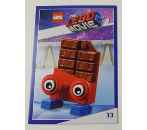 LEGO The LEGO Movie 2, Card #33 - Chocolate Bar