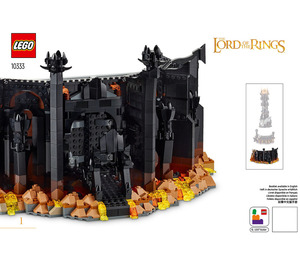 LEGO The Lord of the Rings: Barad-dûr 10333 Instructions