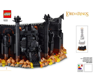 LEGO The Lord of the Rings: Barad-dûr 10333 Instruktioner