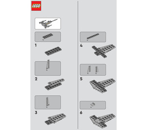 LEGO The Mandalorian's N-1 Starfighter Set 912405 Instructions