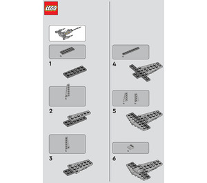 LEGO The Mandalorian's N-1 Starfighter 912405 Instruktioner