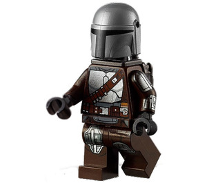 LEGO The Mandalorian con Zaino a reazione e Liscio Testa Minifigure