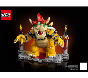 LEGO The Mighty Bowser Set 71411 Instructions