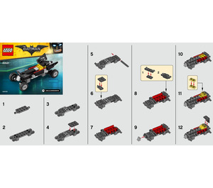 LEGO The Mini Batmobile Set 30521 Instructions