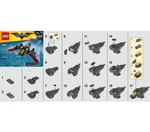 LEGO The Mini Batwing Set 30524 Instructions
