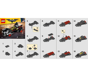 LEGO The Mini Ultimate Batmobile 30526 Instructions