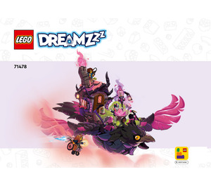 LEGO The Never Witch's Midnight Raven Set 71478 Instructions