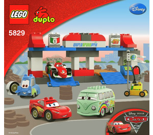 LEGO The Pit Stop 5829 Instrucciones