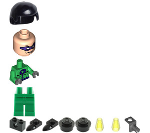 LEGO The Riddler met Jetpack Minifigure