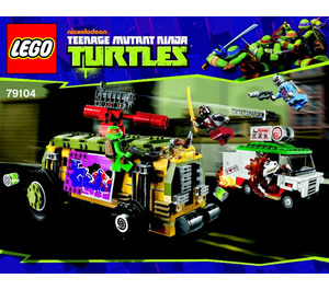 LEGO The Shellraiser Street Chase Set 79104 Instructions
