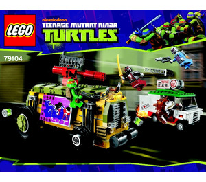 LEGO The Shellraiser Street Chase 79104 Instruktioner