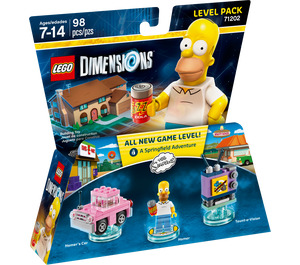 LEGO The Simpsons Level Pack Set 71202 Packaging