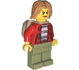 LEGO Thief med Mørk beige Open Sekk Minifigur