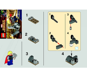 LEGO Thor en the Cosmic Cube 30163 Instructions