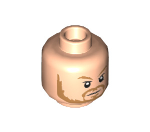 LEGO Thor Minifigure Head (Recessed Solid Stud) (3626 / 34512)