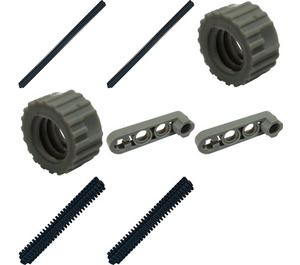 LEGO Threaded axles and nuts Set 5110-2
