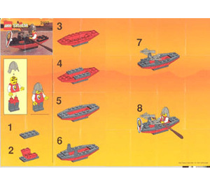 LEGO Thunder Pfeil Boat 2892 Instructions