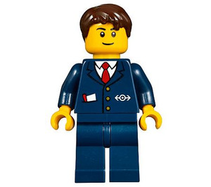 LEGO Ticket Agent Minifigur