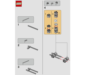 LEGO TIE Bomber 912171 Instructies