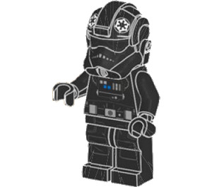 LEGO TIE Pilot (Weiblich) Minifigur