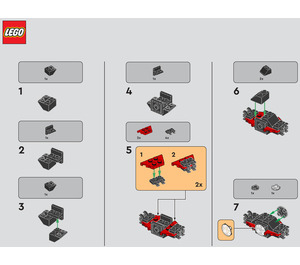 LEGO TIE Whisper 912288 Byggeinstruksjoner