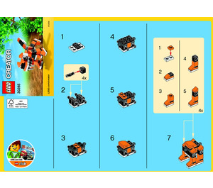 LEGO Tiger Set 30285 Instructions