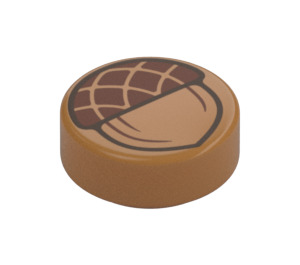 LEGO Tile 1 x 1 Round with Big Acorn (31838 / 84554)