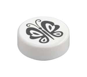 LEGO Tile 1 x 1 Round with Butterfly (35380 / 107045)