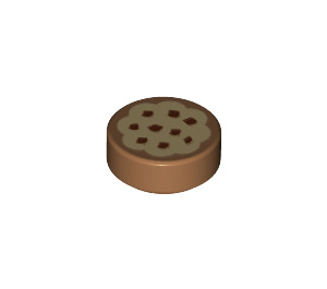 LEGO Tuile 1 x 1 Rond avec Cookie (15828 / 98138)