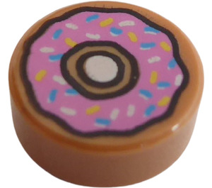 LEGO Tile 1 x 1 Round with Donut (16887 / 21612)