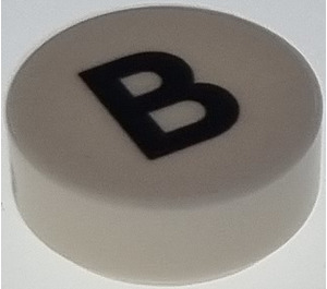 LEGO Tile 1 x 1 Round with Letter B (35380)