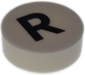 LEGO Tile 1 x 1 Round with Letter R (35380)